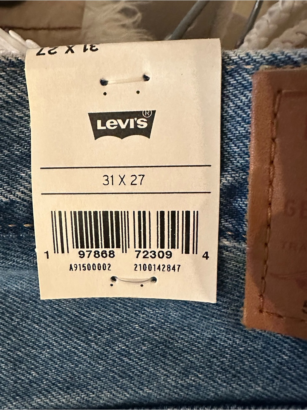 Levi's 501 90’s Ankle Jeans NEW w/ tags size 31 - Picture 8 of 8